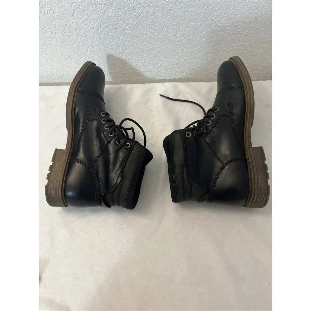 Sonoma Good For Life Arches Cap Toe Style Boots Black‎ Size 10.5 Mens 176490